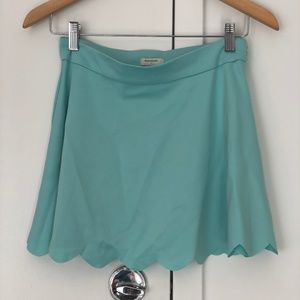 Super Cute Blue Green Mini Skirt Sheinside; Fun